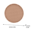 thumbnail image 4 of CEHVOM 6pc Cup Mat For Drinks, Silicone Drink Cup Mat, Cup Mat With Grooved Design, Non-slip Base, Cup Mat For Coffee Table Clearance, 4 of 4