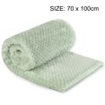thumbnail image 4 of Unique Bargains Luxury Fleece Bed Blanket Woven Mesh, 4 of 10