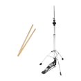 thumbnail image 1 of Bunblic Support de Chapeau Hi 3 Pieds Support Cymbale en Métal Durable pour Batteur Instrument de Musique, 1 of 8