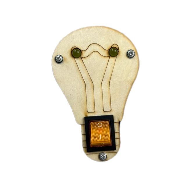 Tachiuwa Busy Board Material Educational Toy with LED Light up Switch DIY Accessories yellow