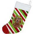 thumbnail image 2 of Carolines Treasures CK4092CS Labradoodle Christmas Candy Stripe Christmas Stocking, 2 of 2