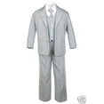 thumbnail image 4 of BABY, TODDLER & BOY WEDDING  PARTY FORMAL no tail TUXEDO SUIT LT. GRAY  S -20, 4 of 7