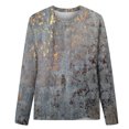 thumbnail image 4 of EQWLJWE Hauts d'Entraînement à Manches Longues pour Femmes Pull à Col Rond Imprimé Décontracté Vêtements d'Automne pour Femmes, 4 of 5