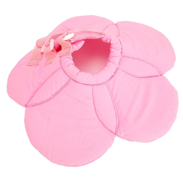 Pet Recovery Collar, Adjustable Soft Cone Collar For Dogs And Cats, Cute Sun Flower Shape Sponge Neck Collars For Anti Bite And Lick, Wound Healing, Does Not Block Vision E-Collar