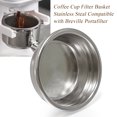 thumbnail image 4 of 51mm Coffee Cup Filter Basket Stainless Steal Compatible with Breville Portafilter, 4 of 7