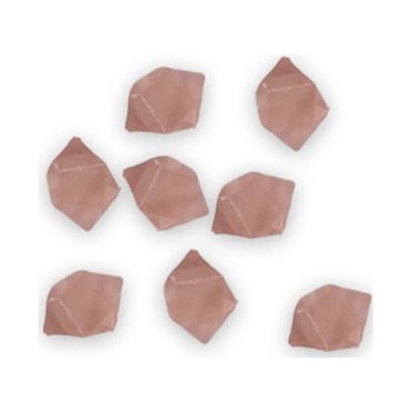 Transemion 100 Pcs Pierres Lumineuses Ornement Décoratif Décoration de Paysage Rose Clair