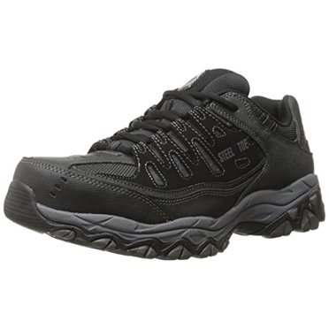 Skechers pour Espadrille de Travail Décontractée à Embout d'Acier, Noir/charbon, 7 m US