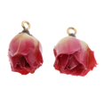 thumbnail image 2 of 2 Pcs Breloques en Résine Fleurs Réelles pour Apprêts de Bijoux Artisanat pour Femmes Fleur, 2 of 8