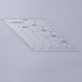 thumbnail image 1 of Huayishang Quilting Templates Sewing Machine Domestic Free Motion Transparent Straight, 1 of 3