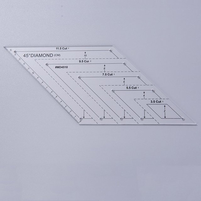 Huayishang Quilting Templates Sewing Machine Domestic Free Motion Transparent Straight
