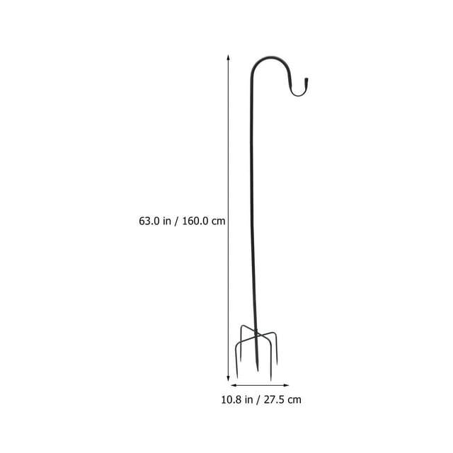 Shepards Hook Bird Feeder Pole Hook Shepherds Hook for Garden Outdoor Use