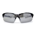 thumbnail image 3 of Mens Xloop Hunters Camo Half Rim Plastic Sunglasses Skull Silver Mirror, 3 of 4