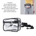 thumbnail image 4 of Waterproof PVC Clear Sling Bag, Transparent Large Capacity Adjustable Strap Chest Waist Pack For Sports Travel, 4 of 8