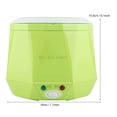 thumbnail image 4 of Electric Rice Cooker For Truck 24V 140W 1.6 L Electric Portable Multifunctional Rice Cooker Food Steamer For Truck Green, 4 of 8
