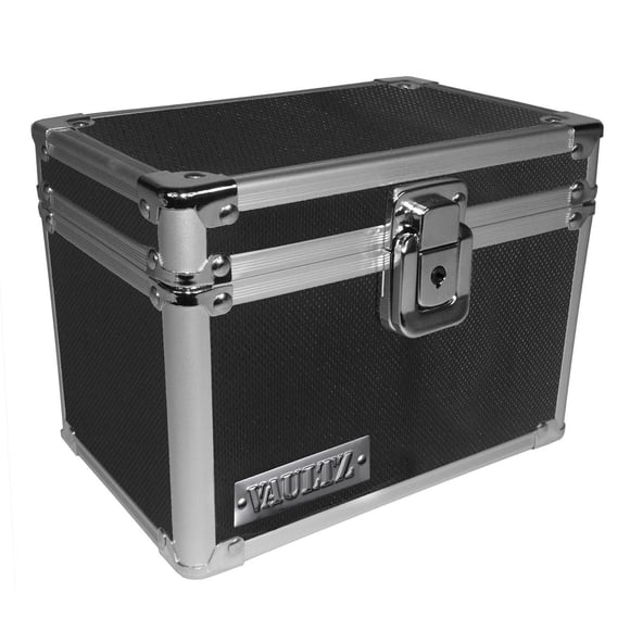 Vaultz 4x6 Index Card Box - Black