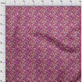 thumbnail image 4 of oneOone Polyester Spandex Purple Fabric Abstract Floral Sewing Craft Projects Fabric Prints By Yard 56 Inch Wide, 4 of 4