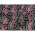 thumbnail image 4 of oneOone Viscose Jersey Fabric Floral & Paisley Block Printed Fabric 1 Yard 60 Inch Wide, 4 of 4