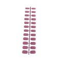thumbnail image 2 of 1 Set Glue on Nails Colors. Medium Length Files Stick Full Cover Wraps Art Decals Artificial Beauty Tool Manicure Kit Decorations 24, 2 of 6