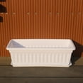 thumbnail image 4 of Window Sill Flower Pot with Holes and Tray for Indoor Outdoor Garden Balcony Vegetable Rectangular Planter, 4 of 5