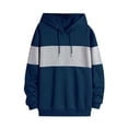 thumbnail image 2 of AherBiu Chandails à Col Rond pour Hommes Grande Taille Doublés en Molleton d'Hiver Décontractés Athlétiques de Gym d'Entraînement Chandails Unis, 2 of 4