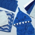 thumbnail image 5 of Mainstays Kids 2pk Hand Towel, Light Blue Waves, 5 of 5