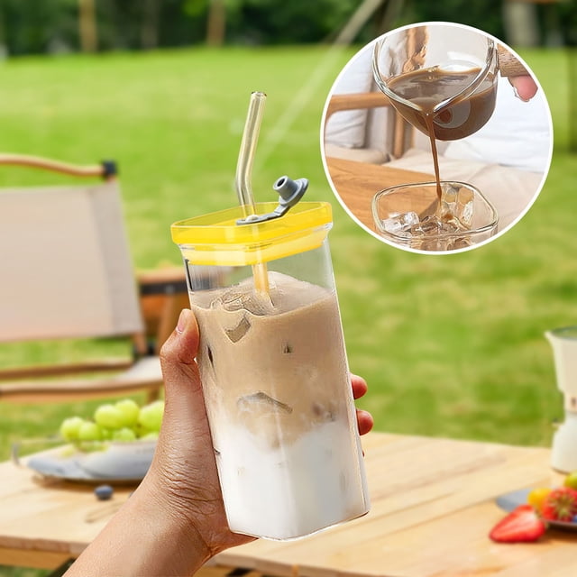 RKSTN coffee mug 350ml Coffee Glass Cup High Appearance Milk Tea Coffee Cup