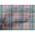 thumbnail image 4 of oneOone Cotton Poplin Fabric Madras Check Print Sewing Fabric BTY 56 Inch Wide, 4 of 4