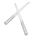 thumbnail image 4 of Flameless Taper Candles , Long Battery Life LED Candle Sticks Wiring Free Romantic  For Birthday Party For Children For Wedding Half Spray Silver, 4 of 8
