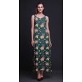 thumbnail image 3 of Bimba Rayon Floral Ladies Printed Backless Spaghetti Strap Long Maxi Evening Party Dress-XX-Large, 3 of 4