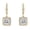 Yellow Gold, variant on Cate & Chloe Ivy 18k White Gold Plated Dangle Earrings with Simulated Diamond Crystals for Women