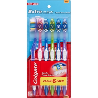 Colgate Extra Clean Toothbrush Value Pack, Soft 6 count