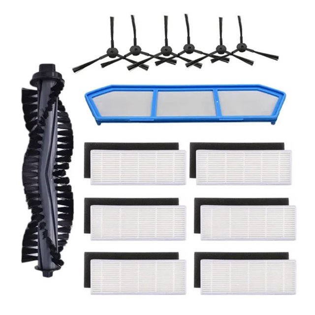 Compatible With NR15 / Danhui NR15 Robot Vacuum Cleaner Main Brush Side Brush Hepa Filter Mop Cloth Rag Replacement Spare Parts