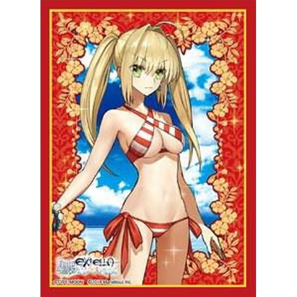 Fate/Extella Link Nero Claudius Red Saber Card Game Character Sleeves Collection Anime Girls Art 80CT
