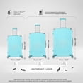 thumbnail image 3 of WINGOMART Valise Légère Durable PC+ABS Rigide, Roues Doubles Pivotantes, Cadenas TSA - 24 Po, 3 of 8