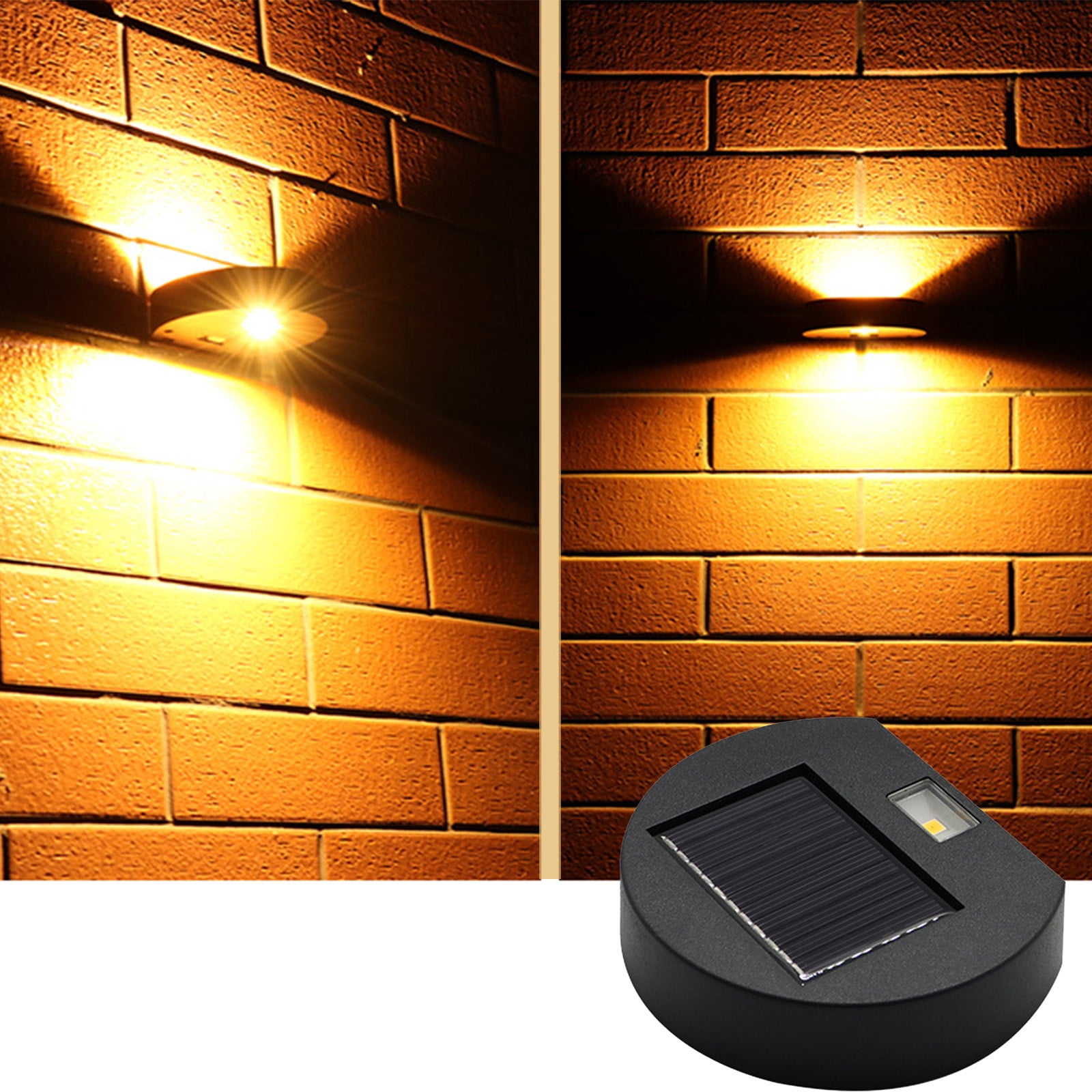 RXIRUCGD Solar Lights, Solar Wall Lights Outdoor Waterproof, Solar Deck Fence Lights Lighting for Yard, Garden, Pool