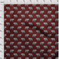 thumbnail image 3 of oneOone Viscose Chiffon Fabric Elephant Block Fabric Prints By Yard 42 Inch Wide, 3 of 4