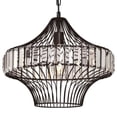 thumbnail image 3 of Westinghouse Lighting Crystal Prism 1-light Chandelier - Matte Black, 3 of 4
