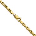 thumbnail image 4 of 14k Yellow Gold 20 Inch 3.25mm Byzantine Link Chain Necklace Pendant Charm, 4 of 9