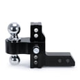 thumbnail image 1 of Adjustable Trailer Hitch 2" Receiver 6" Drop/Rise Drop Hitch 12500 LBS Ball Mount 2" 2-5/16" Dual Towing Ball Double Locks ,Dependable Strength, 1 of 7