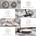 thumbnail image 2 of Aopota Runner Rugs for Hallways Non-Slip Washable Kitchen Rug with Rubber Backing Boho Bedroom Bathroom Living Room Grey 2'X10', 2 of 7