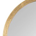 thumbnail image 3 of Kate and Laurel Travis Modern Capsule Wall Mirror, 20 x 30, Gold, Chic Geometric Wall Hanging Mirror For Display, 3 of 8