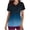 bleu, variante sur Cameland Hauts de Sarrau pour Femmes avec Poche Manches Courtes Col en V Hauts d'Infirmière Imprimés Blouse d'Uniforme de Travail Hauts de Travail