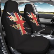 Car Seat Cover Thin Breathable Elastic Fabric Car Seat Cover And Accessories 2 Pieces High Back Bucket Seat