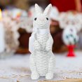 thumbnail image 4 of Resin Rabbit Decorations European Garden Style Standing Design for Easter and Home, 4 of 6
