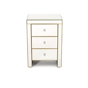 Tia Gold Nightstand