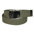 thumbnail image 1 of CTM® Ceinture Ajustable en Coton avec Boucle Finition Nickel (Lot de 3), 1 of 1