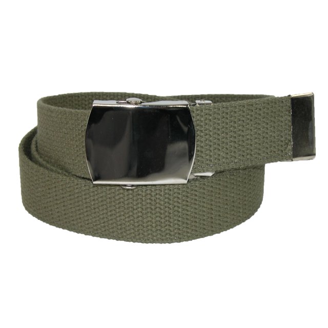 CTM® Ceinture Ajustable en Coton avec Boucle Finition Nickel (Lot de 3)