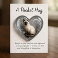 thumbnail image 3 of K Memorial Keepsake Pocket With Hugging Design Style K For Cherished Memories Pet Remembrance And Special Token Holder Acrylic Material, 3 of 5