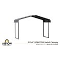 thumbnail image 4 of Arrow 12 x 6 x 7 ft Charcoal 7' Metal Canopy, 4 of 8