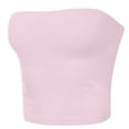 thumbnail image 5 of Tube Tops, Womens Solid Color Sports Summer Fashion Casual Tube Tops, 5 of 5